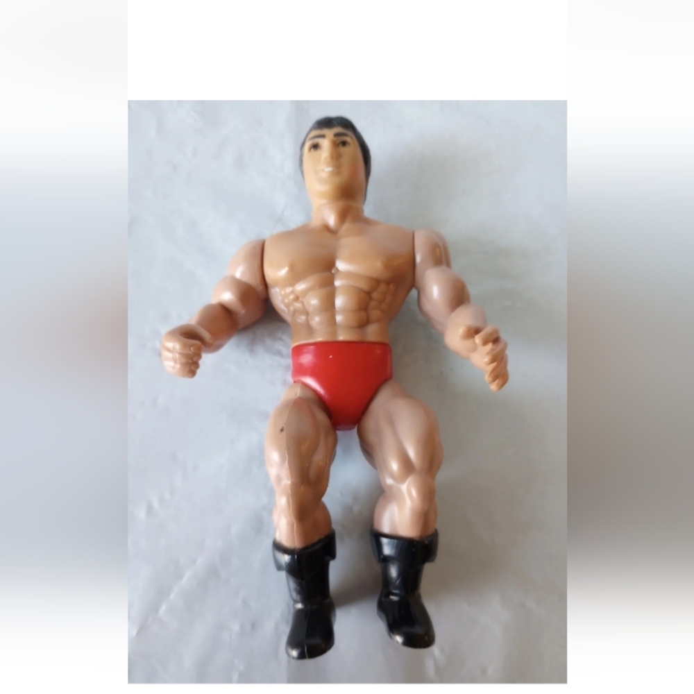 Vintage 1980s AWA Remco Wrestler  Rick Martel WWE 6” Action Figure Toy